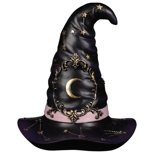 Resin witch hat - resin, ornament