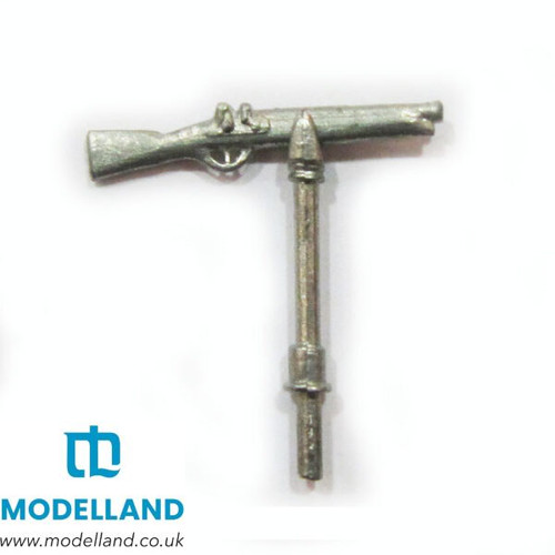 Flintlock rifle falconet metal - flintlock,