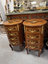 Pair louis round - of, bedside