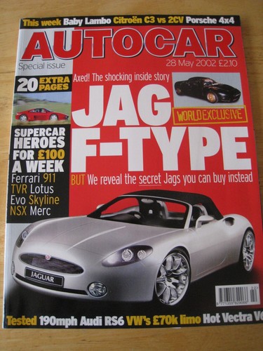 Autocar magazine may 2002 jag - magazine,