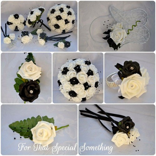 Wedding bouquet posy white - wedding,