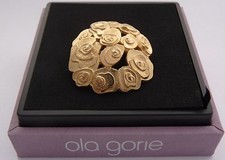 Ola Gorie 9ct Yellow Gold Rose