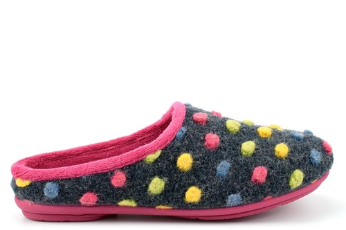 Womens knitted slippers - knitted,