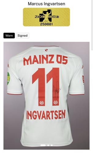 Marcus ingvartsen match worn - marcus,