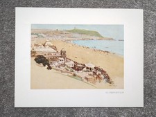 Scarborough , Yorkshire - Antique Print - c1930