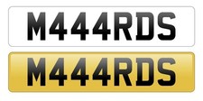 M444RDS Cherished Number Plate