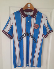 HEARTS HEART OF MIDLOTHIAN FC TERRACE RETRO 1995/96 STRONGBOW AWAY SHIRT   M 41'