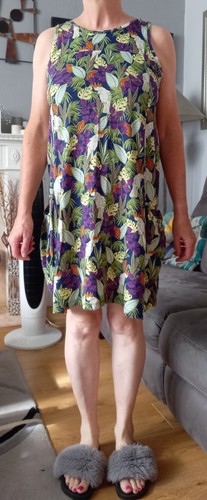 Next floral sleeveless - floral, round