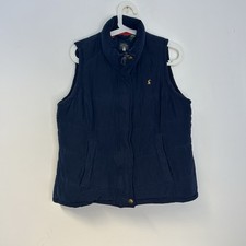 Joules Womens Puffer Gilet Body Warmer Vest ‘R. Higham’ Navy Jacket Coat Size 16