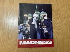Madness Tour Program : 1992