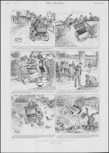 1896 illustrations motor car - illustrations,