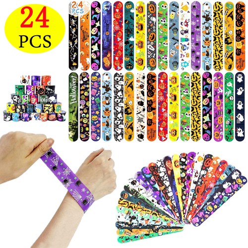 24pcs halloween snap bracelets - halloween,