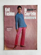 Stitchcraft Knit Fashion booklet. 13 vintage Patons patterns 1960s