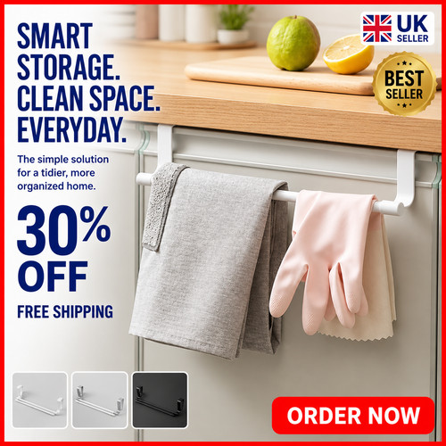 Towel rail cupboard hanger - rail,