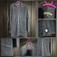 Blue Willis Jacket Size XL Denim Blue Long