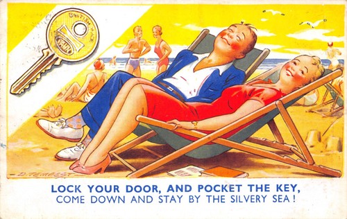 Bamforth seaside comic - bamforth,
