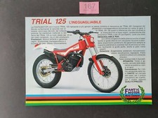 FANTIC TRIAL 125 MOTORCYCLE BROCHURE DOUBLE SIDED ORIGINAL SPEC TO REAR ITALY