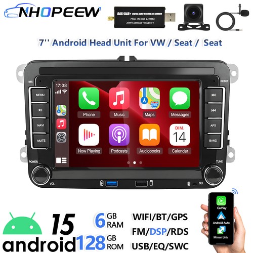 Dab carplay android stereo - dab+,
