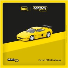 Tarmac Works Ferrari F355 Challenge Yellow IXO Collab 1:64