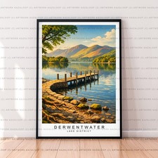 Derwentwater unframed - derwentwater,
