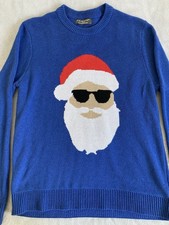 Christmas Jumper Blue Unisex