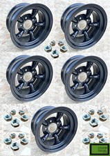 5x Black Challenger 5 Spoke