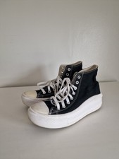 Black Platform Converse 6.5