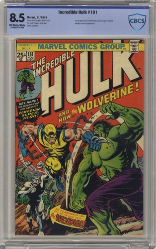 Incredible hulk 181 - -, cbcs