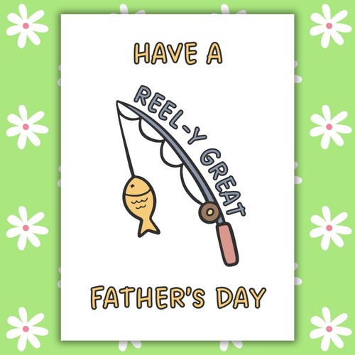 Funny father day card - father’s,