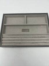 STACKERS Ring Roll - 4 section in Mink with Grey interior by LC Designs