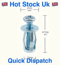 10 X JACK NUTS THREADED INSERT