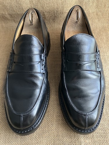Tricker mens black leather - tricker's,