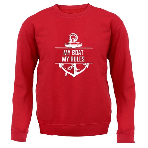 Boat rules kids hoodie - boat,