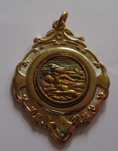 Vintage swimming medal - swimming,