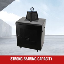 12U Network Cabinet 19" IT Equipment Compatible Server Rack with 4 wheels