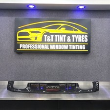 AUDI Q8 RS8 REAR DIFFUSER + REAR ROOF & BOOT SPOILER CARBON GLOSS WITH LED LIGHT