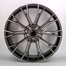 20"unbranded grey pol 104 alloy wheels fits bmw x3/x4/x5/x6 wider rear +  tyres