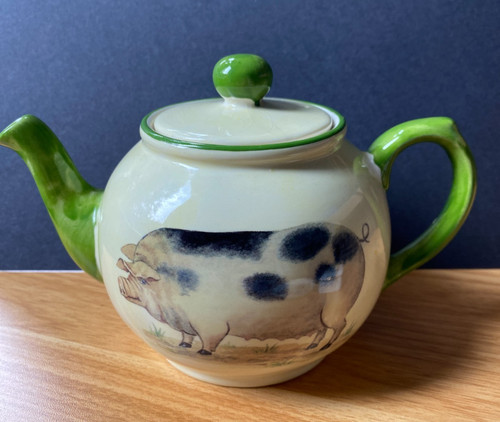 Heron cross pottery - old, spot