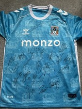 Coventry City Signed Shirt With COA Lampard Wright