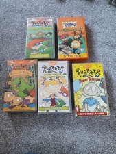 5 x Rugrats by Nickelodeon VHS Video Tapes Bundle Set for Kids