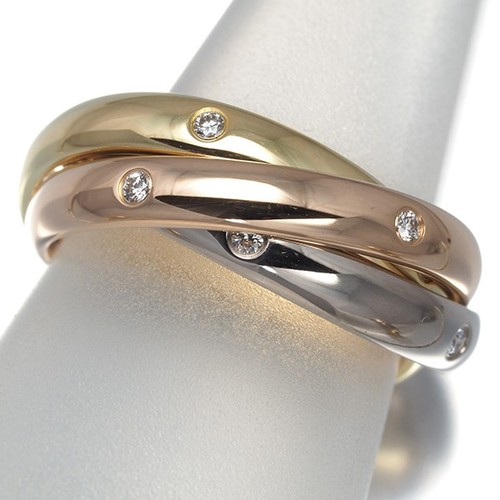 Auth cartier ring diamond - auth,