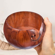 Yarn Bowl Wooden Yarn Bowl