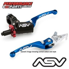 ASV F4 Black Long Brake + Clutch Lever Set Pro Perch Yamaha Blaster 200 2006