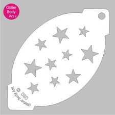 Stars Stencil Template 060 -