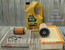 FITS AUDI A3 1.6 TDI SPORT 2012-2020 FULL SERVICE KIT WITH A NEW SUMP PLUG