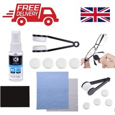 Complete Lens Cleaning Kit: Tool, Spray, 2 Spare Pads & 3 Microfiber Cloths