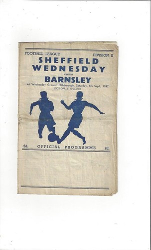 1947 sheffield wednesday - sheffield,