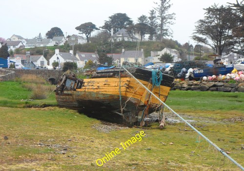 Photo 6x4 wrecked boat - photo,