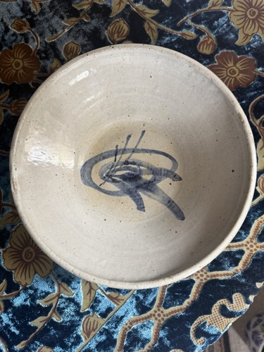 Vintage studio pottery bowl - vintage,