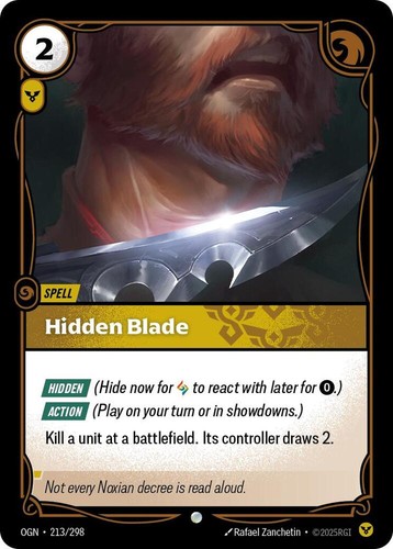 Hidden blade 213 - blade, |